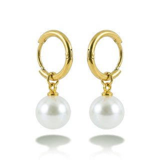 Emily westwood Gold-plated Orecchini with pearl 2in1 Emvora EWE260825G