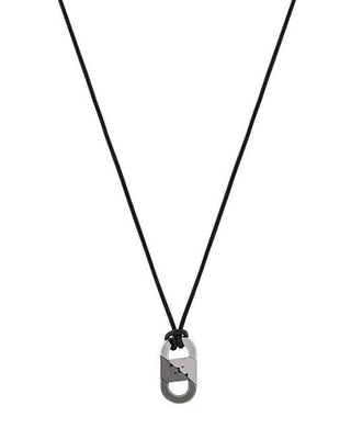 Emporio armani Black men's Collana Eagle Logo EGS3170040