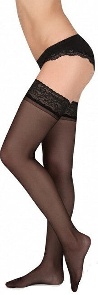 Evona Black Stockings Silvana-999 - Size: 25