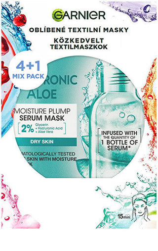 Garnier Set of fabric maschera visos Party Mix 4+1 pcs