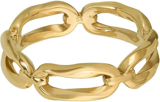 Hugo boss Gold-plated steel Anello Signature 1580253 - Ringgröße: 52 mm