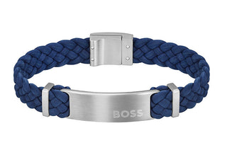 Hugo boss Fashion men´s suede Bracciale Dylan 1580609 - Length: 19 cm