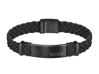 Hugo boss Fashion men´s suede Bracciale Dylan 1580608 - Length: 19 cm