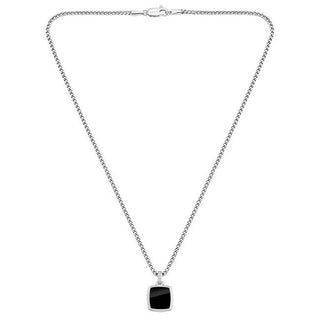 Hugo boss Fashion steel Collana with onyx Odell 1580648