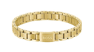 Hugo boss Pulsera de hombre Baño de oro Enlaces metálicos Esenciales 1580711