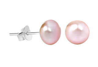 Jwl luxury pearls Pendientes con perla rosa genuina JL0289