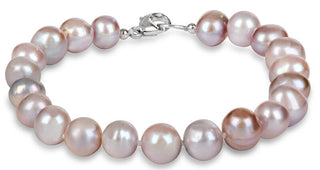 Jwl luxury pearls JL0361 pulsera de perlas rosas genuinas
