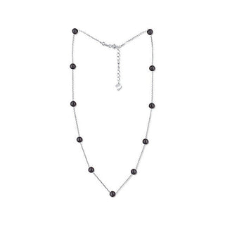 Jwl luxury pearls Collier de délicates 11 véritables perles noires JL0752