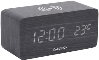 Reloj despertador Block con cargador para teléfono KA5933BK