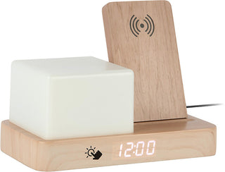 Karlsson Reloj de Mesa Digital con Lámpara y Cargador 6079WD