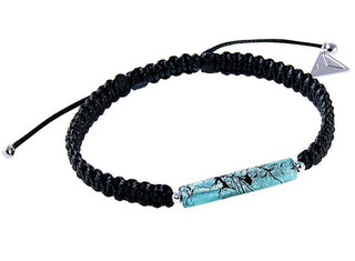 Beautiful Shamballa Turquoise Love partner Bracciale con sterling silver in Lampglas pearl BSHX8