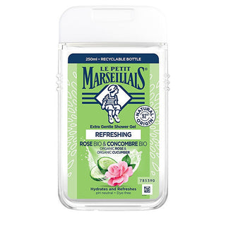 Le petit marseillais Bio Rose & Bio Cucumber Gel doccia - Volume: 250 ml