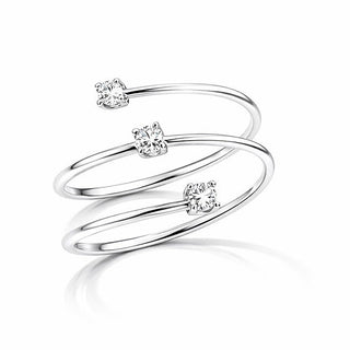 Liu jo Designer open Anello with zircons LJ2491M - Circuit: 54 mm
