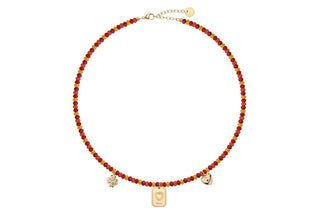Liu jo Colorful beaded Collana made of steel Icones LJ3155