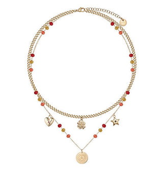 Liu jo Luxury gold-plated Collana with pendants Icones LJ3179