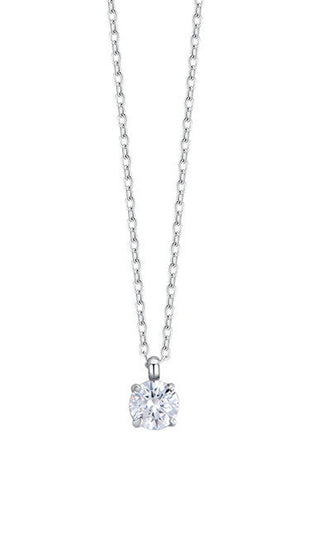 Luca steel women's bar Necklace with clear crystal CK2135/6/7 - Diameter: 0.43cm