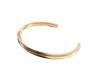 Marc malone Gold-plated open Bracciale da uomo Jack MCGB5117G