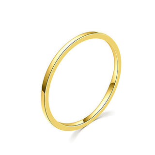 Moiss Minimalist złocony Pierścionek R0001984 - Obwód: 47 mm