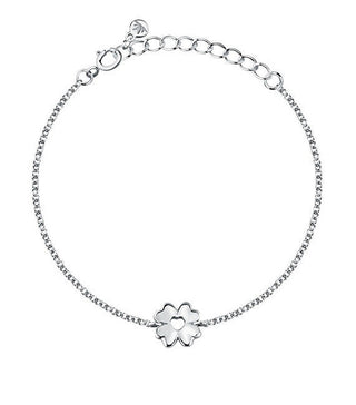 Morellato Pulsera infantil de plata Trébol de cuatro hojas Dono SAZL05