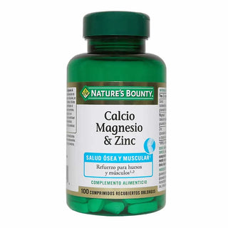 Nature's Bounty Wapń Magnez i Cynk 100 Tabletek