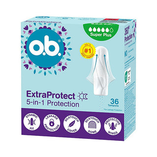 Tampony O.b. Extra Protect Super Plus - Wariant: 36 ks