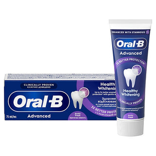 Oral b Advanced Healthy Whitening Toothpaste 75 ml