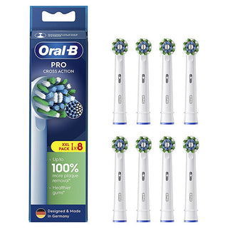 Oral b Testine di ricambio Cross Action White EB50 8 pz