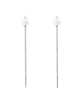 Pdpaola Silver chain Orecchini La Perla LYRA AR02-G57-U