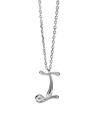 Pdpaola Silver Collana letter "I" Initial CO02-B82-U (chain, Ciondolo)