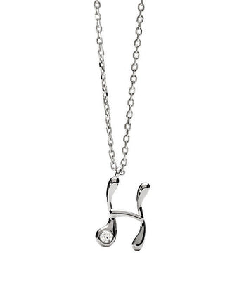 Pdpaola Silver Collana letter "H" Initial CO02-B81-U (chain, Ciondolo)