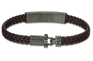 Police Lederarmband für Herren Wrath PEAGB0036603