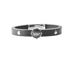 Police Leather Bracciale da uomo S14V102B