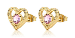 S'agapõ Gold-plated Earrings Hearts Lucky Light SKT48