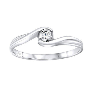 Silver Anello con Swarovski® Zirconia SILVEGOB25021 - Circonferenza: 60 mm