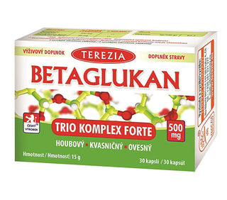 Terezia company Betaglucan Trio Complex Forte 500 mg 30 capsules