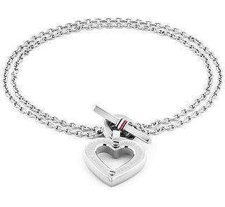 Tommy hilfiger Stunning steel Bracciale with a heart Toggle Heart 2780969