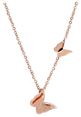 Troli Romantic Butterfly Collana Metal Butterfly KNSC-257-RG