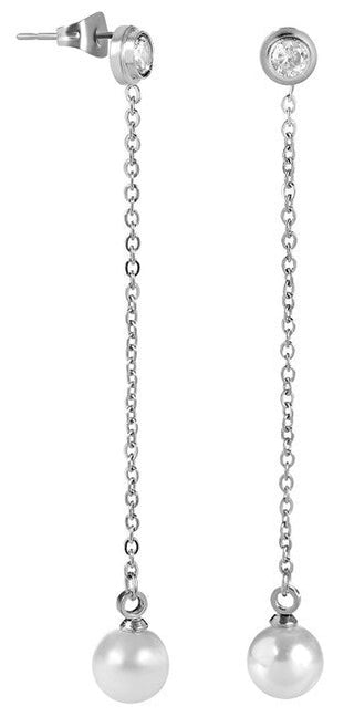 Troli Long Orecchini con crystal e bead