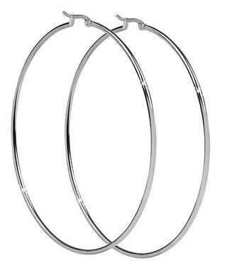 Troli Timeless steel Orecchini circles - Diameter: 3 cm