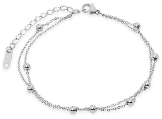 Troli Modern steel Pulsera Globo Plata