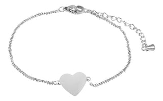 Troli Fine steel Bracciale with heart VCBW013S