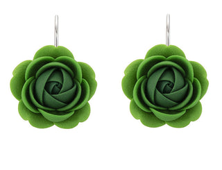 Troli Green pendientes colgantes Flores Verde Fresco