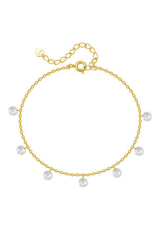 Troli Bracelet en plaqué or avec des cristaux