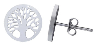 Troli Matching steel Orecchini Tree of Life
