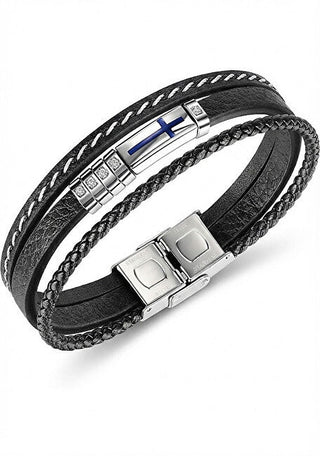 Troli Fashion cuir homme Bracciale Cuir