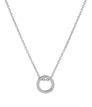 Troli Steel Collana with round Ciondolo VESN0743S