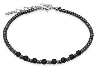 Troli Modern pulsera de cuentas con ónix VBD395B