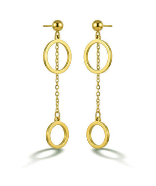 Victoria walls Long gold-plated Earrings Gold Auréole VWE260592G