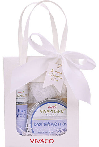 Vivaco Gift bag of cosmetics con goat milk