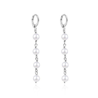 Agato Orecchini in Argento con Perle d'Acqua Dolce AGUC3535P-W — Orecchini